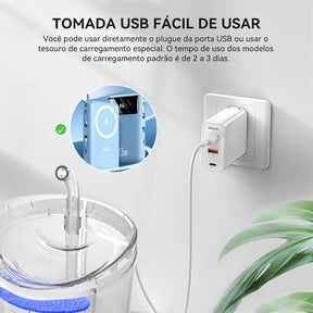 NEWPET™ Bebedouro Elétrico Para Cães e Gatos